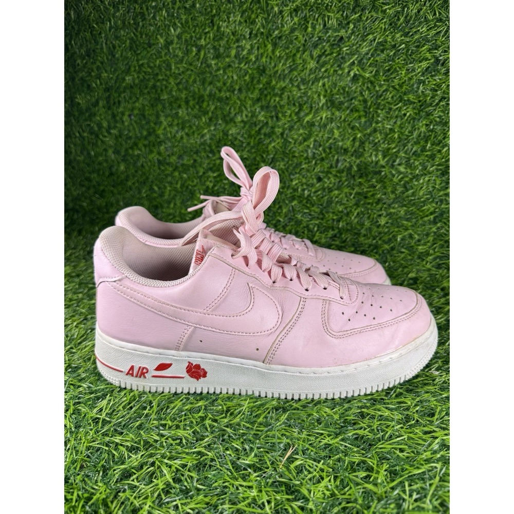 Men's Sz 9 - Nike Air Force 1 '07 LX Pink Foam White Low Top Sneakers CU6312 600